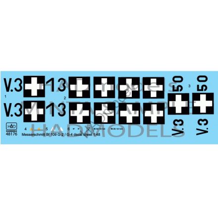 HAD Messerschmitt Bf 109 G-2/G-4 (HunV.3+13; V.3+50)