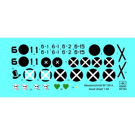 HAD Messerschmitt Bf 109 A matrica