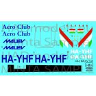 HAD AN-2 MALÉV új festés matrica