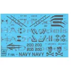 HAD F-14A VF-84 Jolly Rogers low visibility USS NIMITZ matrica