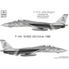 HAD F-14A VF-84 Jolly Rogers low visibility USS NIMITZ matrica