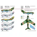 HAD MiG-15 Bis (North Corea, Soviet, Hungarian) matrica