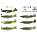 HAD Captured MiG-3 matrica
