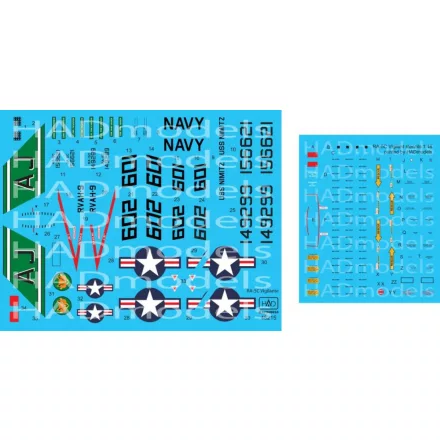 HAD RA-5C Vigilante / USS Nimitz matrica