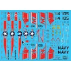 HAD F-14A VF-1 Wolfpack USS Enterprise matrica