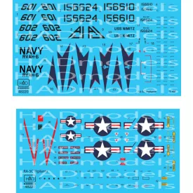 HAD RA-5C Vigilante USS NIMITZ matrica