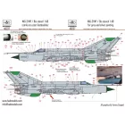 HAD MiG-21 MF/Bis stencil ( ezüst és Szürke gépekhez) matrica