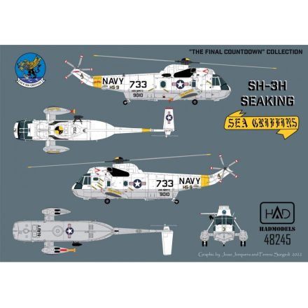 HAD SH-3H SEAKING HS-9 ”Sea Griffins” The final Countdown matrica