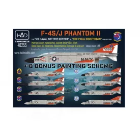   HAD F-4S/J Phantom II US NAVAL Air Test Center ” The final Countdown” matrica