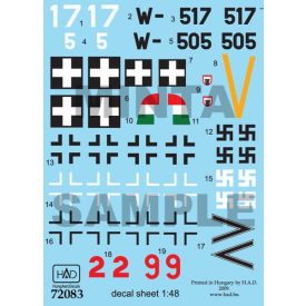 HAD FW-190 F-8 red 2; 9; W-517; w505