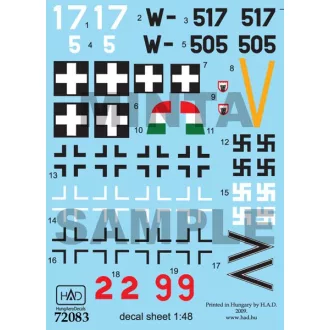 HAD FW-190 F-8 red 2; 9; W-517; w505