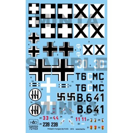 HAD Ju-87 Stuka B-2, D-3, D-5