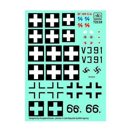 HAD Messerschmitt Bf 109 G-6 (66 Erzsike, 14; V391)