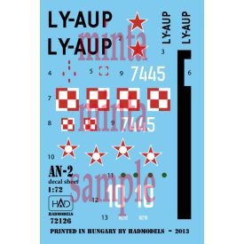 HAD An-2 decal sheet