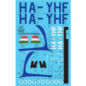 HAD AN-2 régi MALÉV festés