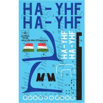 HAD AN-2 régi MALÉV festés