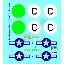 HAD B-24D Green Dragon USAAC No. 41-23683