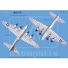 HAD B-17F Spotted Cow USAF matrica 1:72