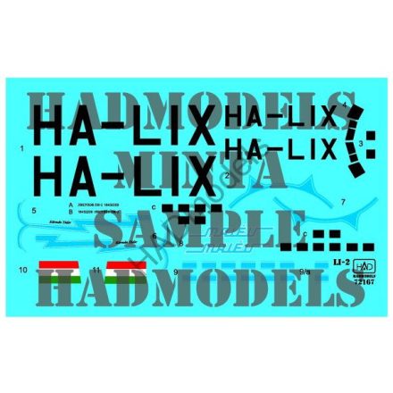 HAD Li-2 HA-LIX matrica (Amodel)