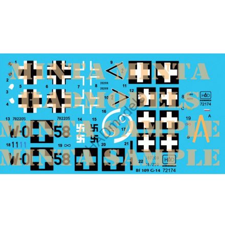 HAD Messerschmitt Bf 109 G-14 (W0+58; Black 1; <2+I)