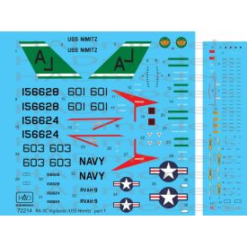 HAD RA-5C Vigilante "USS NIMITZ" Part 1 matrica