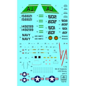 HAD RA-5C Vigilante "USS NIMITZ" Part 1 matrica