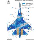 HAD Ukrainian Su-27 P1M Flanker B Digit Camouflage matrica