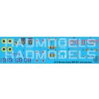 HAD WAR LOSSES - Ukrainian and Russian destroyed SU-25s matrica 1:72