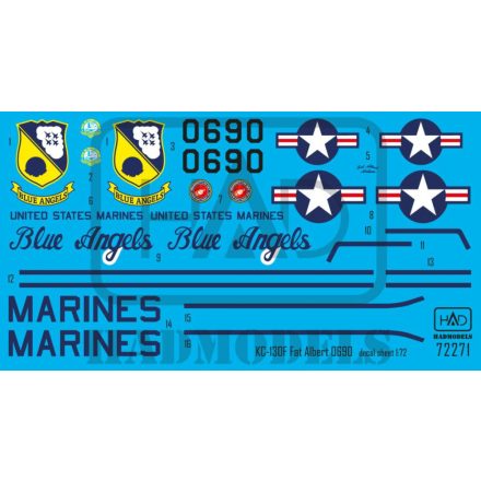 HAD KC-130F Fat Albert 0690 matrica 1:72