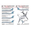 HAD Tu-134 Tu-134 A Tu-134 - A-3 MALÉV 70'-80'-as évek DRY-WATER matrica