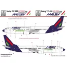 HAD  Boeing 737-800 MALÉV  DRY-WATER matrica