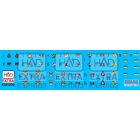 HAD Ukrainian Su-27B/UB sewing patches and Helmet markings decal 1:32