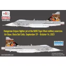 HAD Jas-39 Gripen Tigermeet 2023 HUNAF matrica
