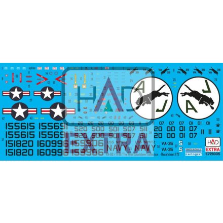 HAD A-6E Intruder ”The final Countdown” matrica 1:72