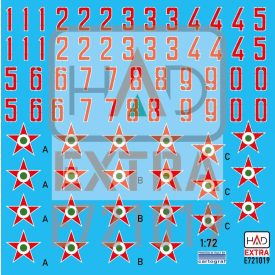   HAD Hungarian National Insignias and numbers 1951-1990 matrica