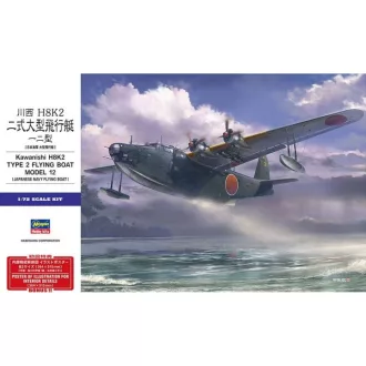   Hasegawa Kawanishi H8K2 Type 2 Flying Boat Model 12 - katonai repülő makett