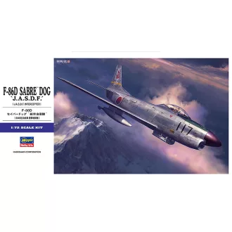  Hasegawa F-86D Sabre Dog in J.A.S.D.F. Service - katonai repülő makett