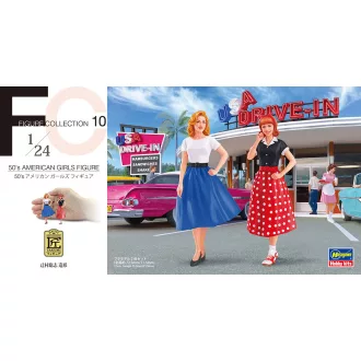   Hasegawa 29110 50's American Girl's Figure - figura