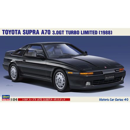Hasegawa Toyota Supra A70 3.0GT Turbo Limited (1988) makett