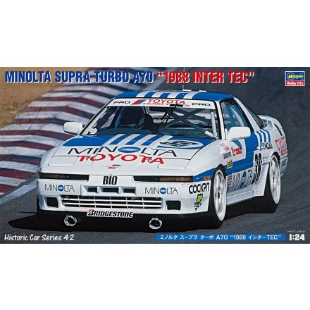 Hasegawa Minolta Supra Turbo A70 "1988 Inter Tec" makett