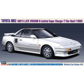   Hasegawa Toyota MR2 (AW11) Late Version G-Limited Super Charger 1988 makett