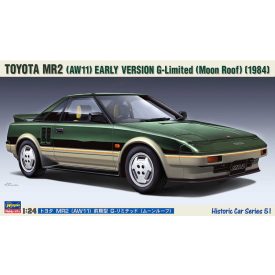   Hasegawa Toyota MR2 (AW11) Early Version G-Limited (Moon Roof) 1984 makett