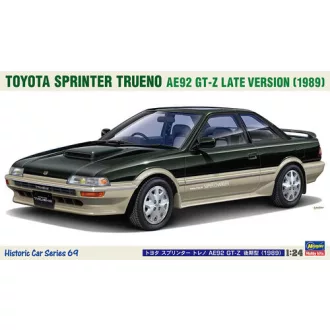   Hasegawa Toyota Sprinter Trueno AE92 GT-Z Late Version (1989) makett