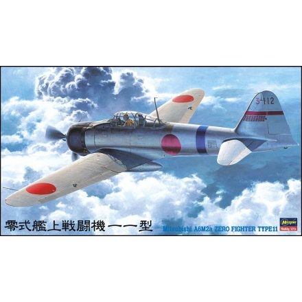 Hasegawa MITSUBISHI A6m2a Zero Type 11 Zeke makett