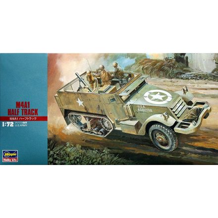 Hasegawa US M4A1 half track makett