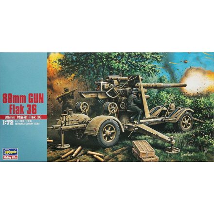 Hasegawa 88mm Flak 36 makett