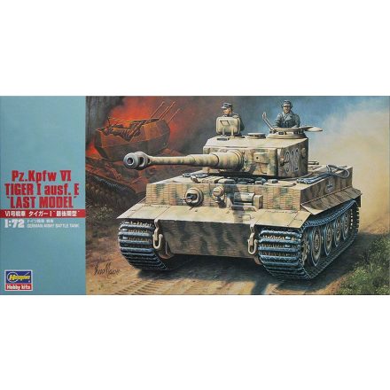 Hasegawa Pz.Kpfw.VI Tiger I Ausf.E last makett