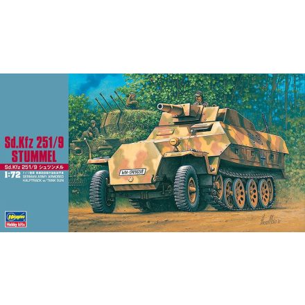 Hasegawa German Sd.Kfz.251/9 Stummel makett