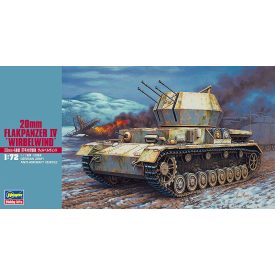 Hasegawa Sd.Kfz.161/4 20cm Flak Pz.Kpfw.IV Wirbelwind makett