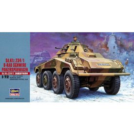   Hasegawa German Sd.Kfz.234/1 8-Rad Schwere Panzerspahwagen makett
